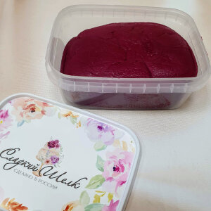 Бордовая мастика упаковка 2 кг