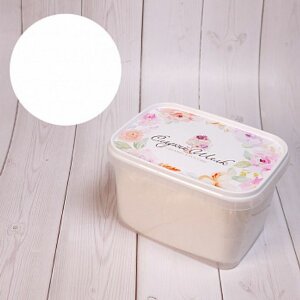 Мастика сахарная белая Фасовка: 0.25 кг, 0.5 кг, 1 кг, 2 кг, 6 кг, 12 кг